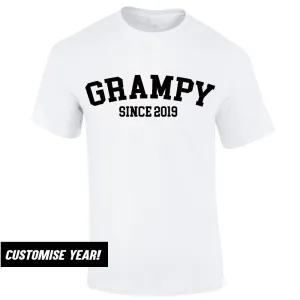 Personalised Grampy Since T-Shirt (MRK X) mens dad clothes online