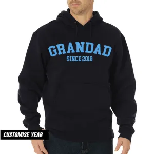 Personalised Grandad Since Hoodie (MRK X) Grandparent Clothing - senior fashion cheap