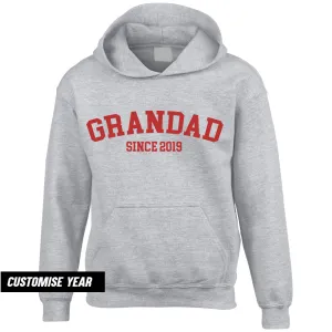 Personalised Grandad Since Hoodie (MRK X) Grandparent Clothing - senior fashion cheap