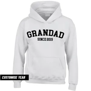 Personalised Grandad Since Hoodie (MRK X) Grandparent Clothing - senior fashion cheap