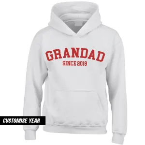 Personalised Grandad Since Hoodie (MRK X) Grandparent Clothing - senior fashion cheap