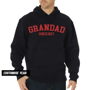 Personalised Grandad Since Hoodie (MRK X) Grandparent Clothing - grandpa clothes outlet