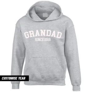 Personalised Grandad Since Hoodie (MRK X) Grandparent Clothing - senior fashion cheap