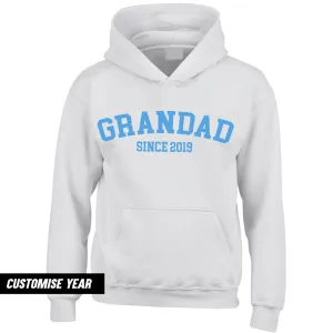 Personalised Grandad Since Hoodie (MRK X) Grandparent Clothing - senior fashion cheap