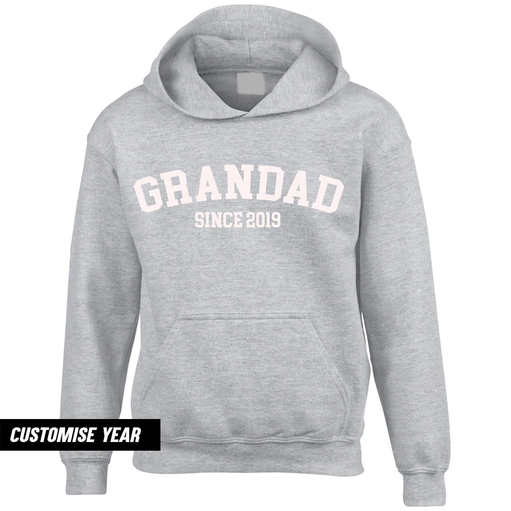 Personalised Grandad Since Hoodie (MRK X) Grandparent Clothing - grandpa clothes outlet
