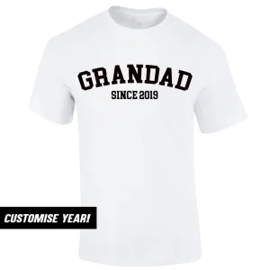Personalised Grandad Since T-Shirt (MRK X) Grandparent Clothing - senior fashion cheap