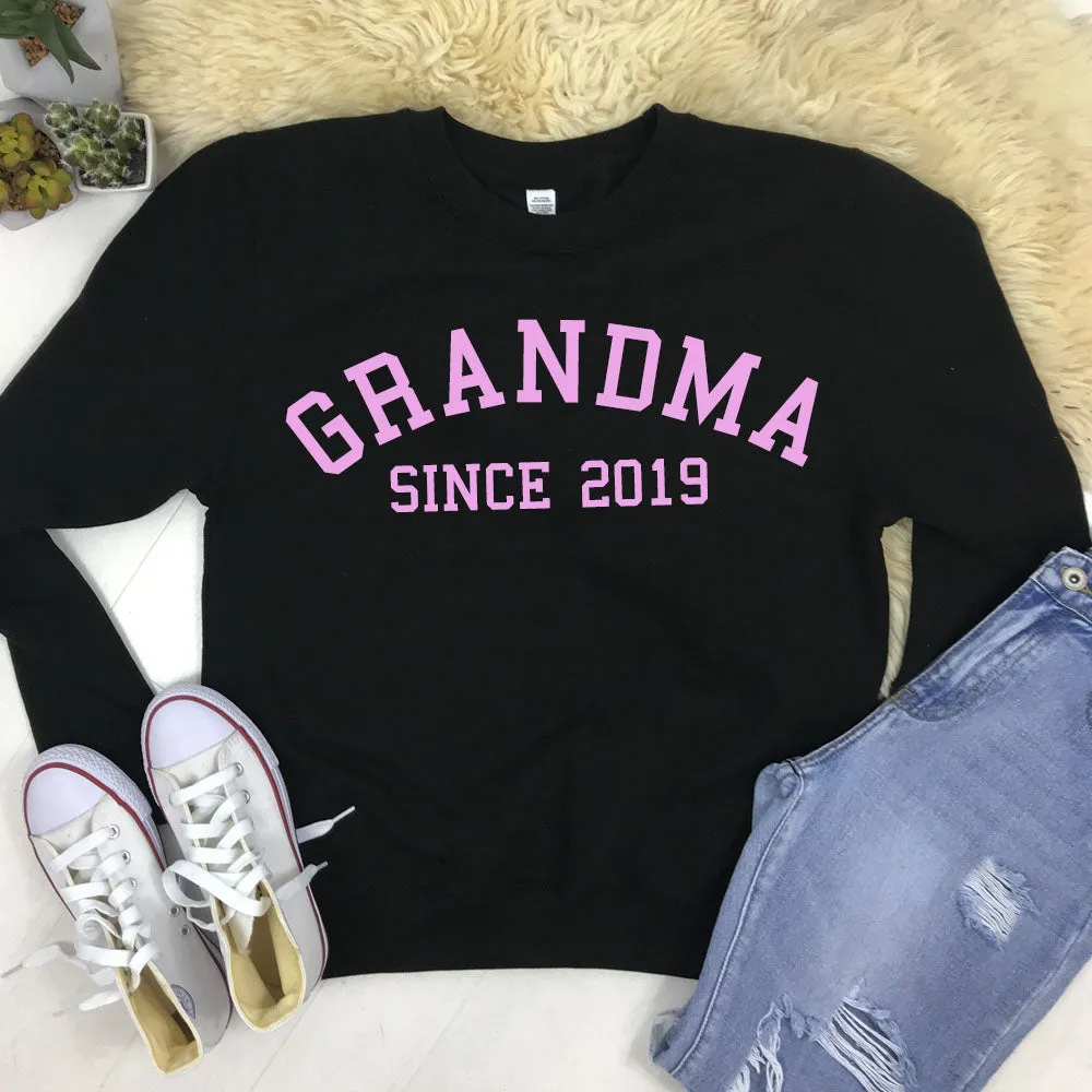 Personalised Grandma Since Sweatshirt (MRK X)