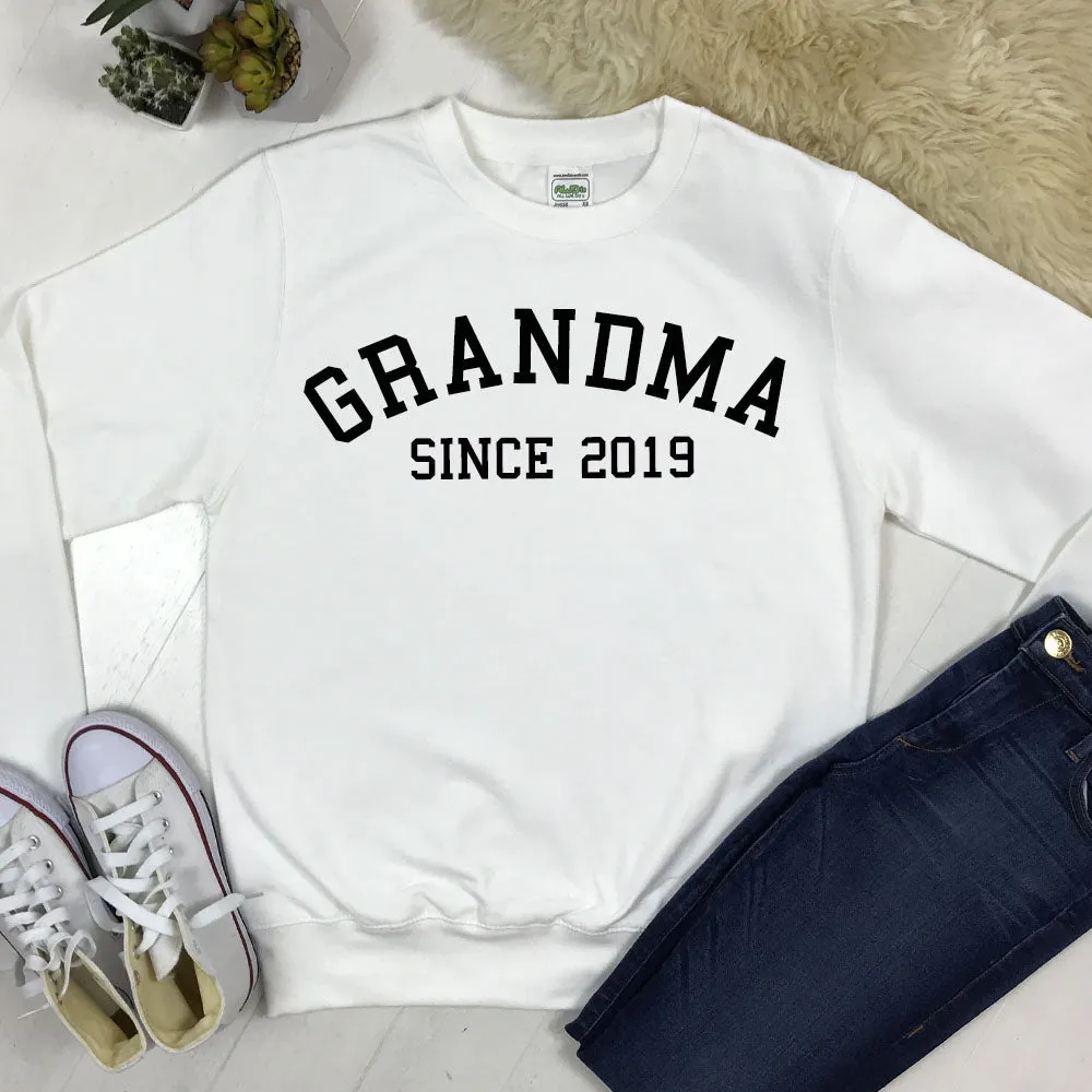 Personalised Grandma Since Sweatshirt (MRK X)