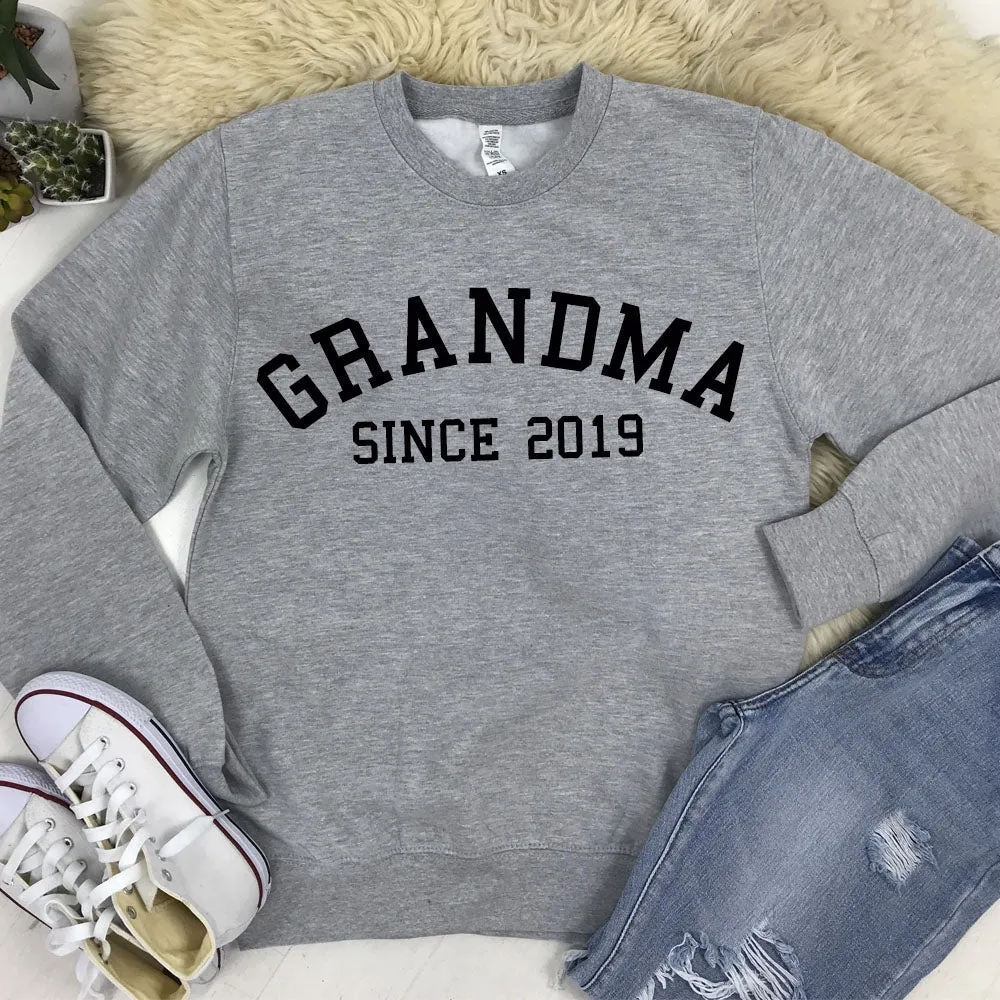 Personalised Grandma Since Sweatshirt (MRK X)