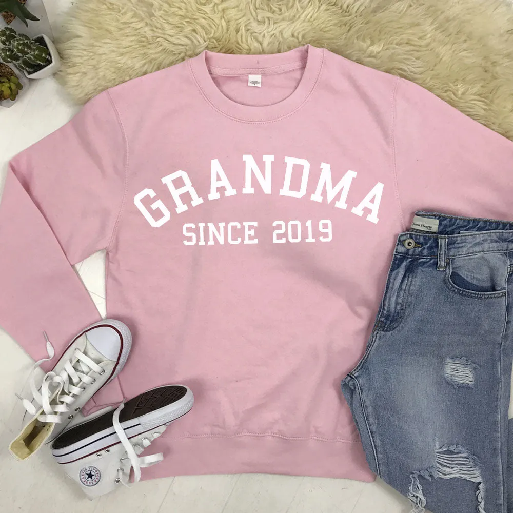 Personalised Grandma Since Sweatshirt (MRK X)