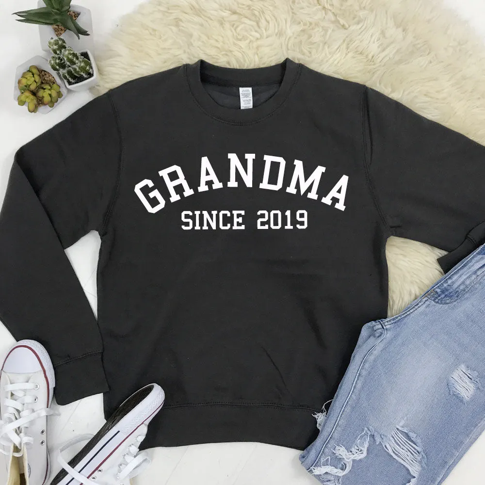 Personalised Grandma Since Sweatshirt (MRK X)