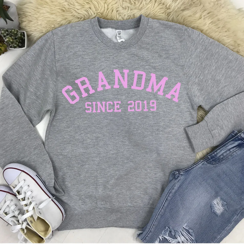 Personalised Grandma Since Sweatshirt (MRK X)