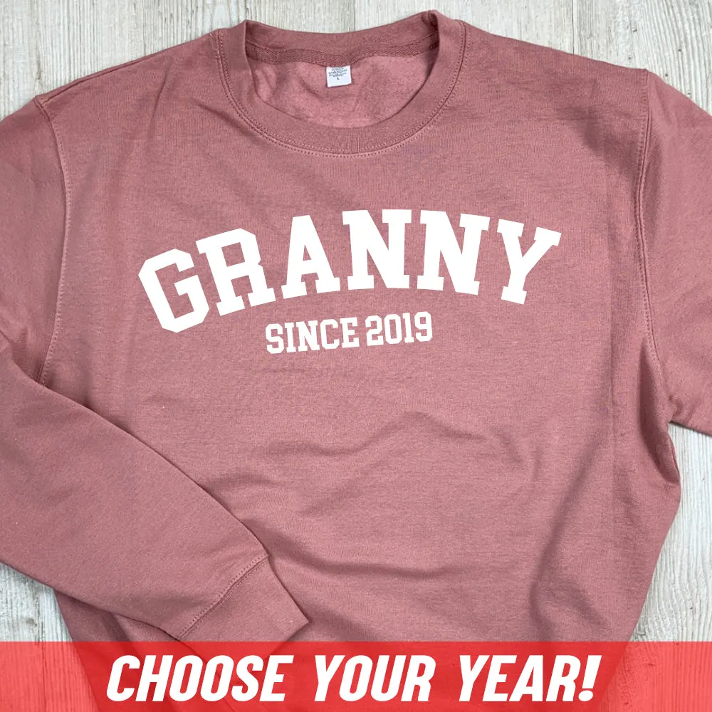 Personalised Granny Since Sweatshirt (MRK X)