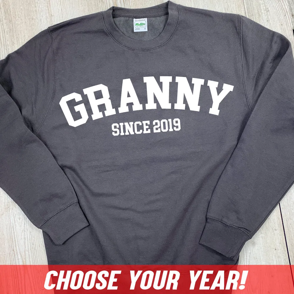 Personalised Granny Since Sweatshirt (MRK X)