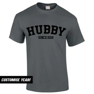 Personalised Hubby Since T-Shirt (MRK X) Grandparent Clothing - senior fashion cheap