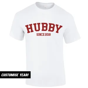 Personalised Hubby Since T-Shirt (MRK X) Grandparent Clothing - senior fashion cheap