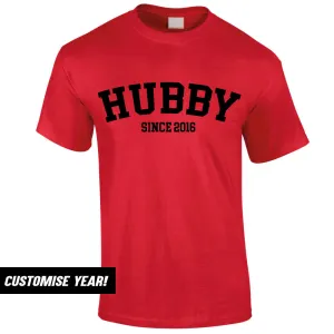 Personalised Hubby Since T-Shirt (MRK X) Grandparent Clothing - senior fashion cheap