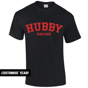 Personalised Hubby Since T-Shirt (MRK X) Grandparent Clothing - senior fashion cheap