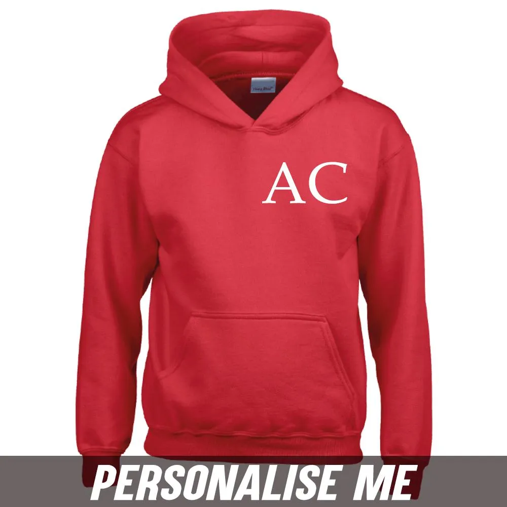 Personalised Initial Junior Hoodie 00 (MRK X) girls pajamas promo