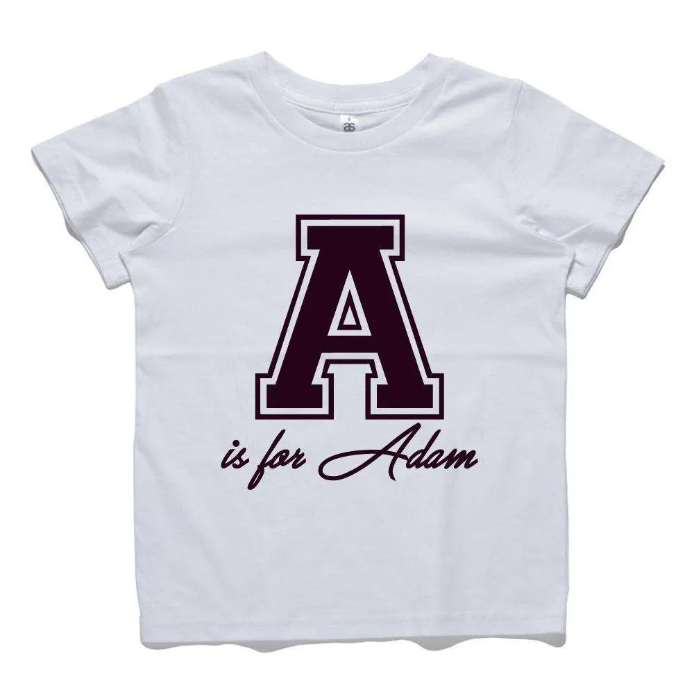 Personalised Is For... Tee (MRK X) boys apparel promo code