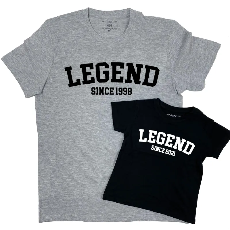 Personalised Legend Since T-Shirt (MRK X) Grandparent Clothing - senior fashion cheap