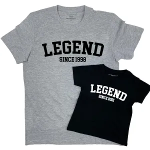 Personalised Legend Since T-Shirt (MRK X) Grandparent Clothing - senior fashion cheap
