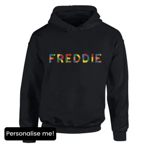 Personalised Lego Red/Yellow Bricks Hoodie boys fashion clearance