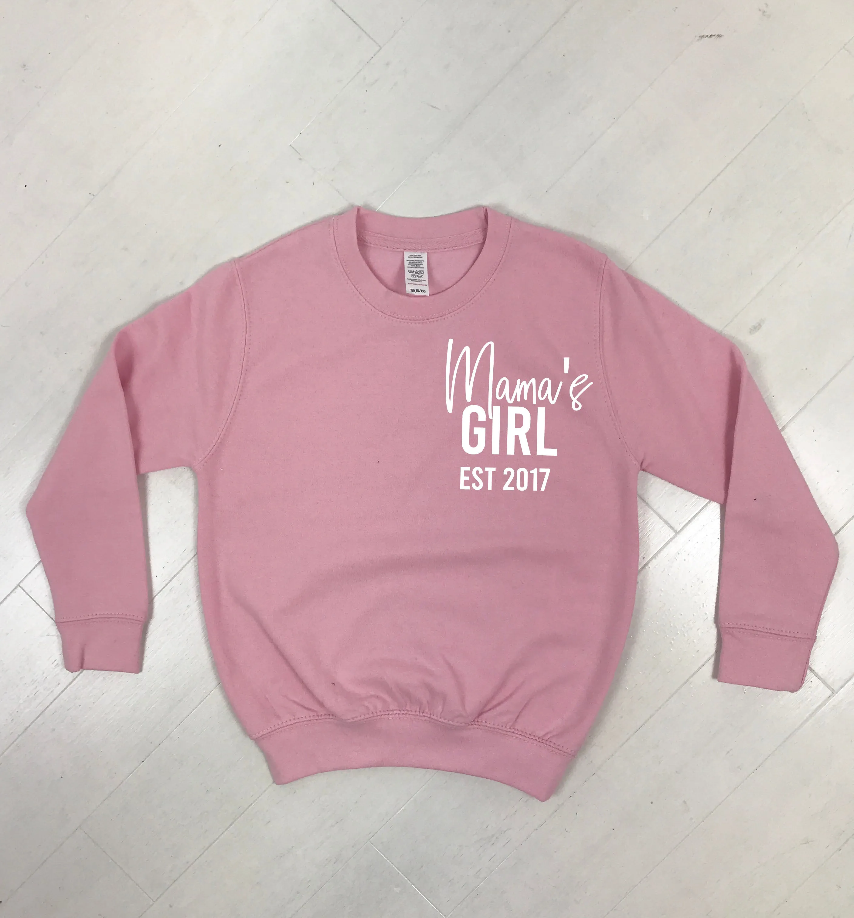 Personalised Mama Established Mum & Kid Matching Sweaters (MRK X)