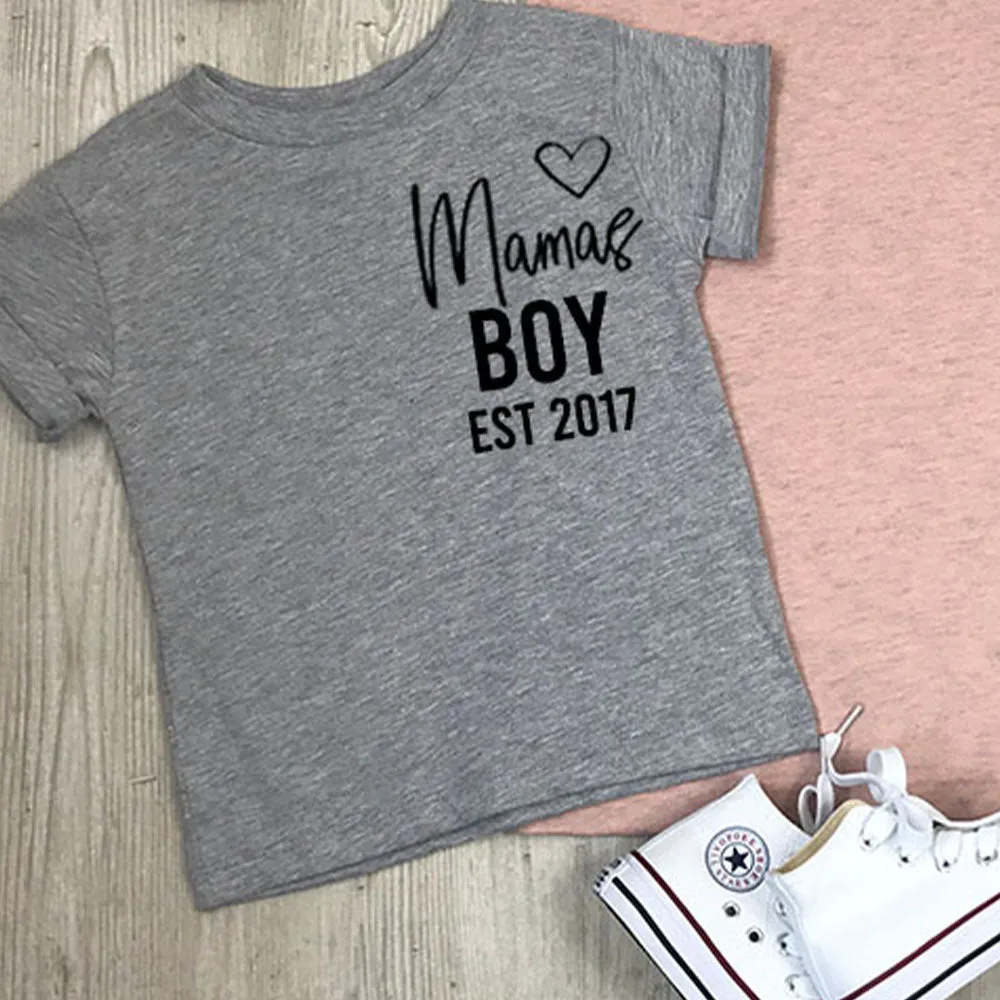 Personalised Mama / Girl / Boy Established Mum & Kid Matching Tees (MRK X)