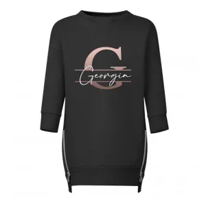 Personalised Monogram Letter Long Sweater Dress girls skirts clearance