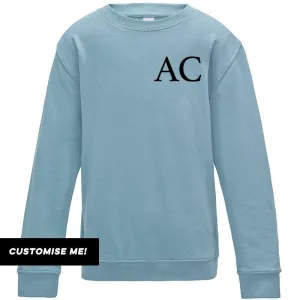 Personalised Oxford Initial Sweatshirt (MRK X) boys fashion clearance
