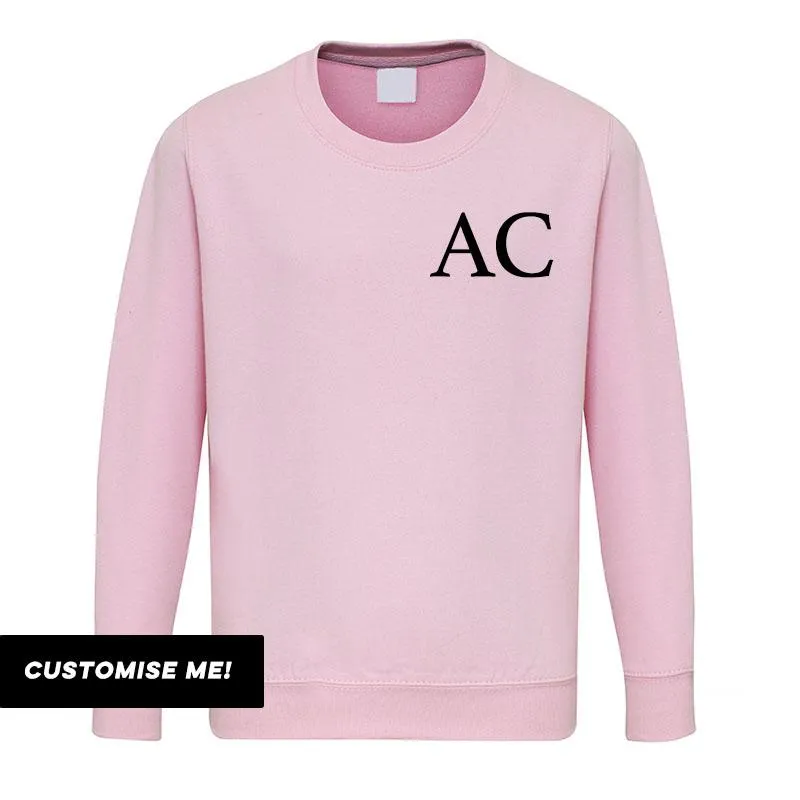 Personalised Oxford Initial Sweatshirt (MRK X) boys apparel promo code