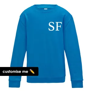Personalised Oxford Initial Sweatshirt boys fashion clearance