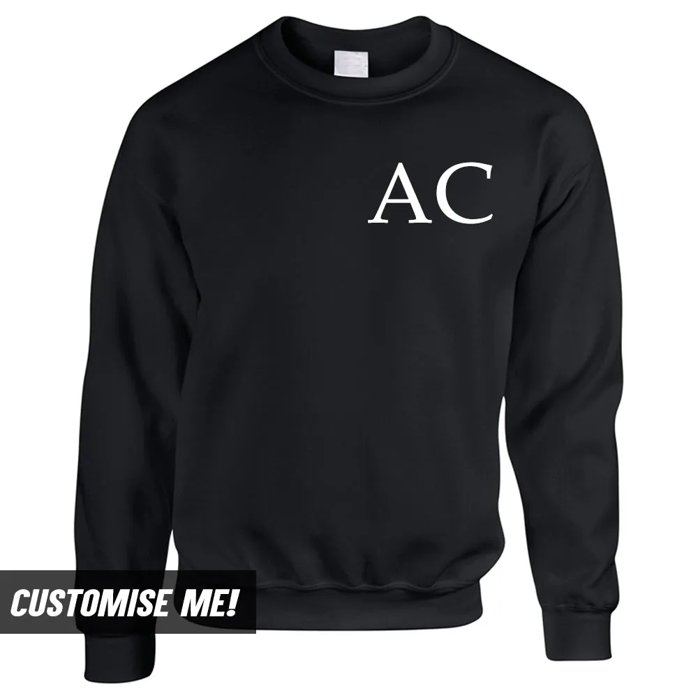 Personalised Oxford Initial Sweatshirt