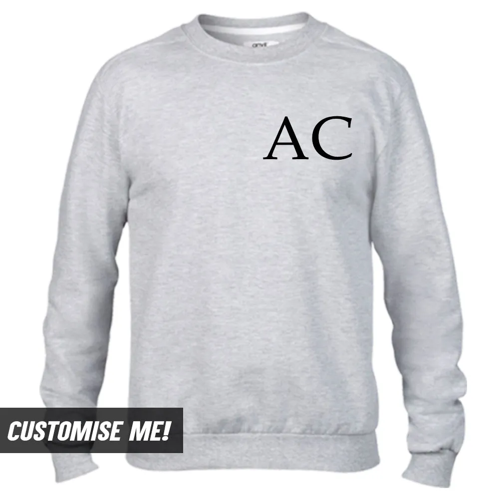 Personalised Oxford Initial Sweatshirt