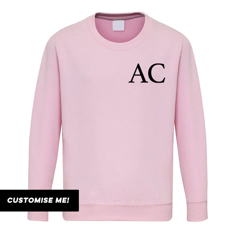 Personalised Oxford Initial Sweatshirt