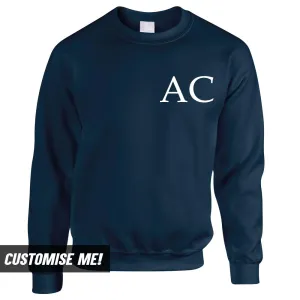 Personalised Oxford Initial Sweatshirt boys fashion clearance