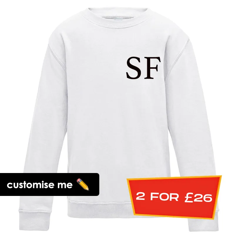 Personalised Oxford Initial Sweatshirt