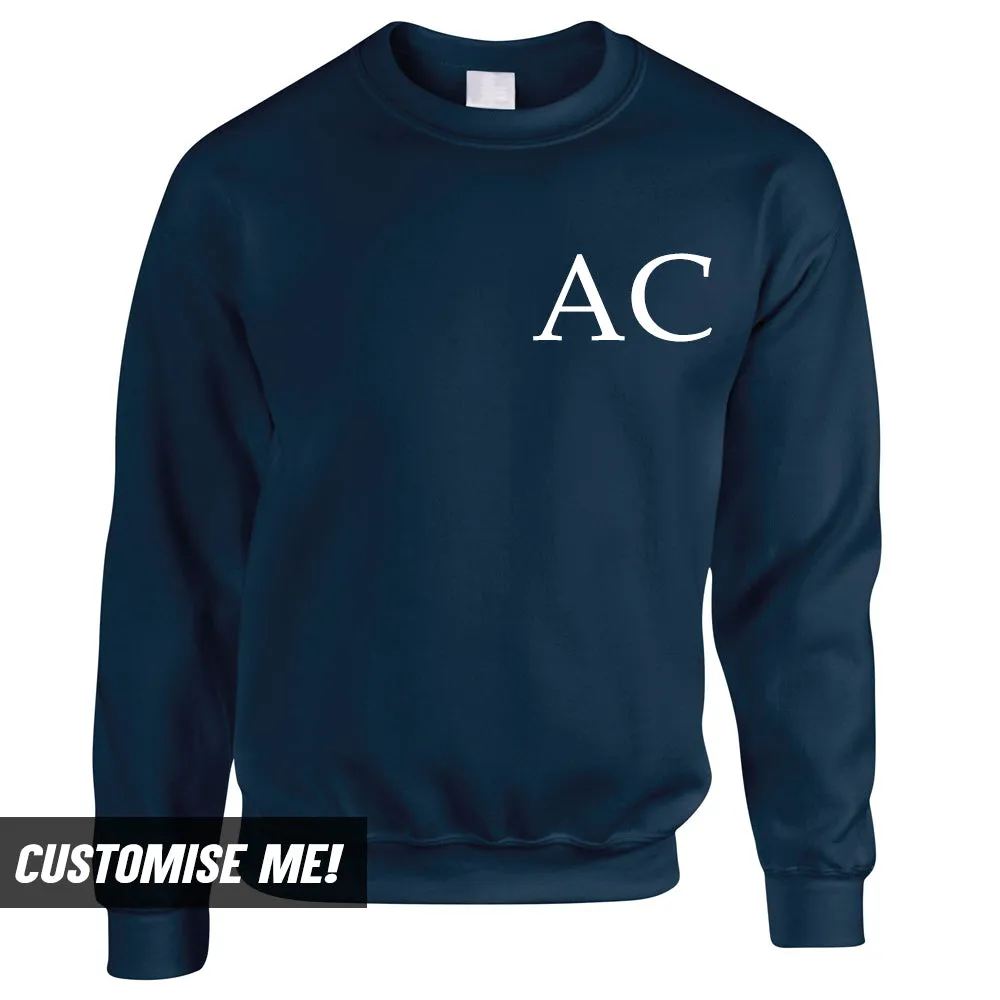 Personalised Oxford Initial Sweatshirt