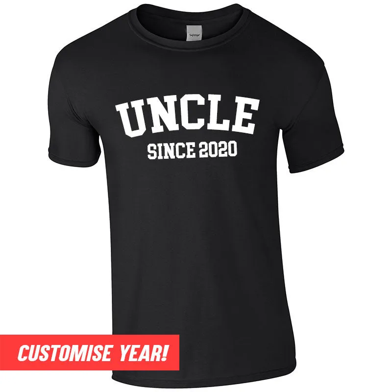 Personalised Uncle Since T-Shirt (MRK X)