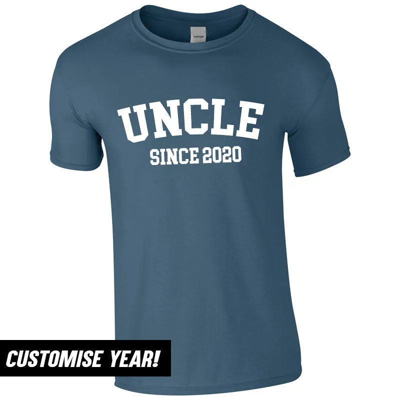 Personalised Uncle Since T-Shirt (MRK X)