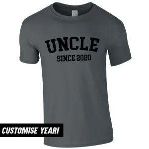 Personalised Uncle Since T-Shirt (MRK X) Grandparent Clothing - senior fashion cheap