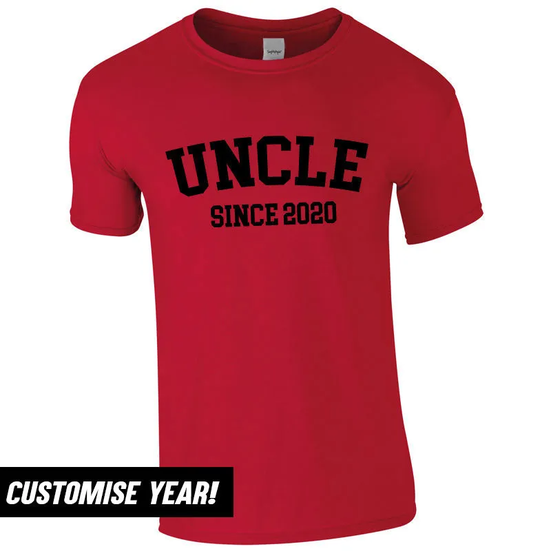 Personalised Uncle Since T-Shirt (MRK X)