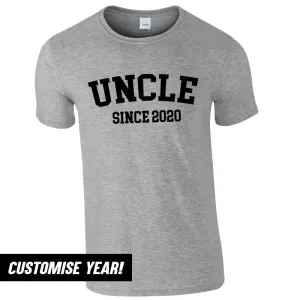 Personalised Uncle Since T-Shirt (MRK X) Grandparent Clothing - senior fashion cheap
