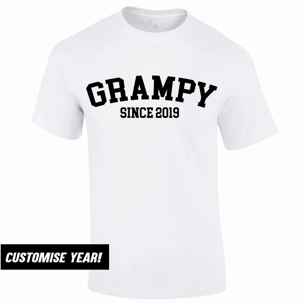 Personalised Grampy Since T-Shirt (MRK X)