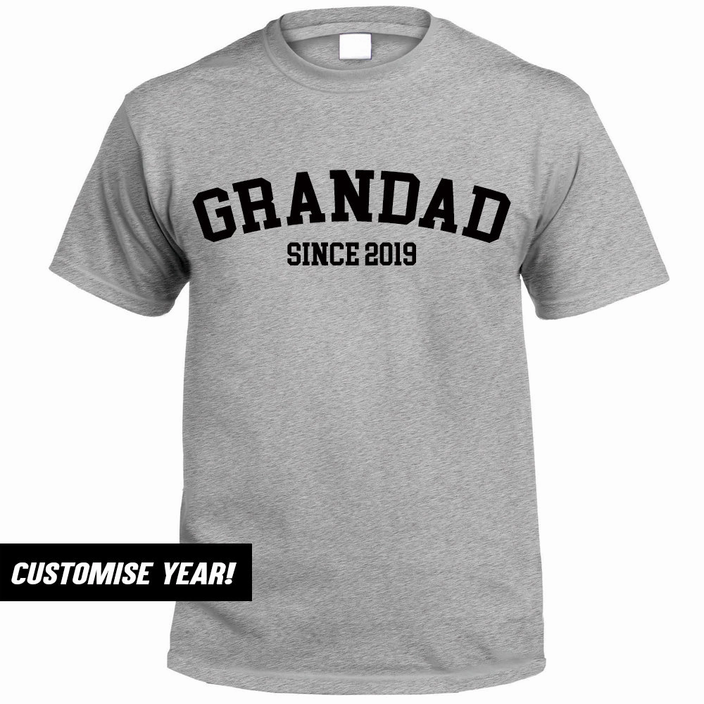 Personalised Grandad Since T-Shirt (MRK X)