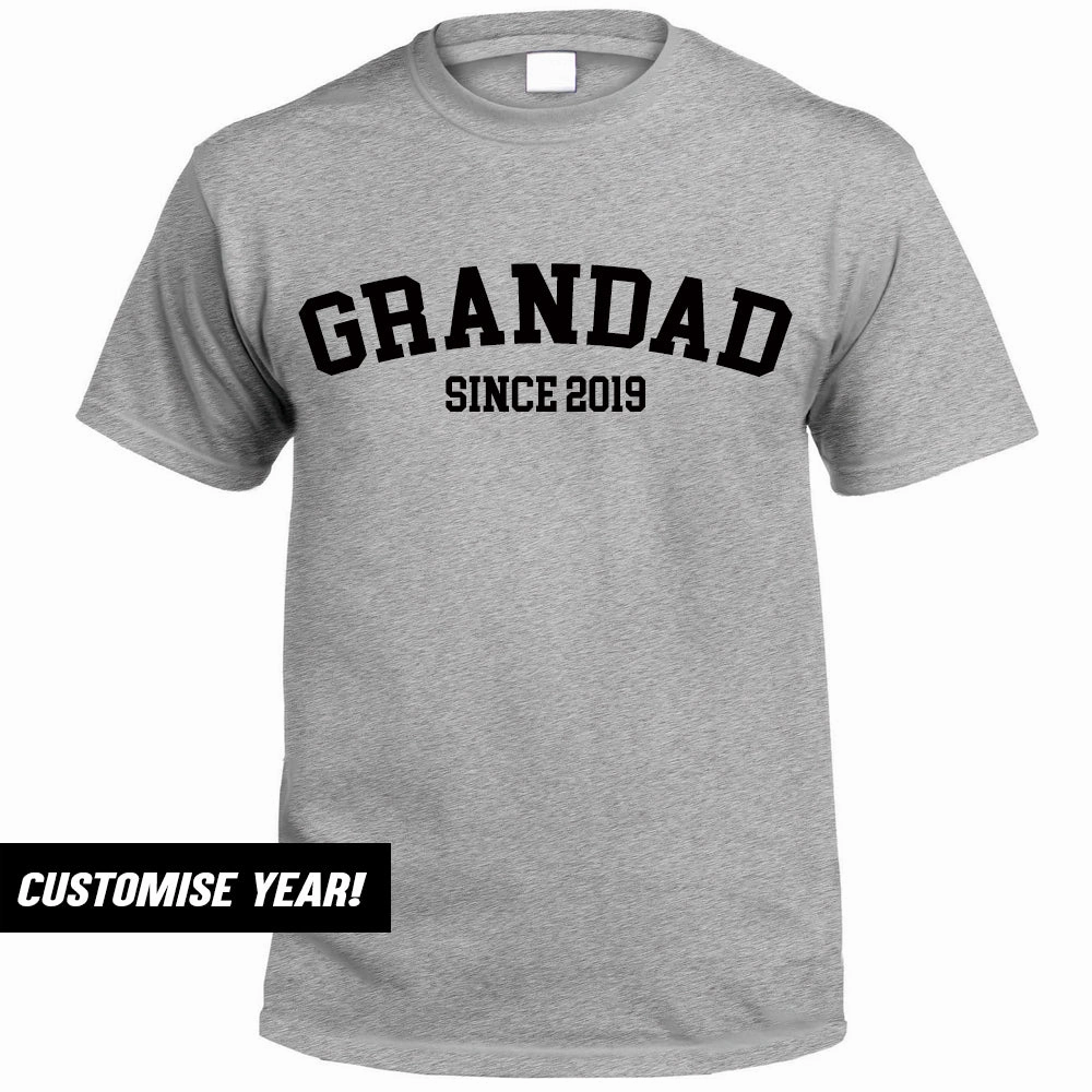 Personalised Grandad Since T-Shirt (MRK X)