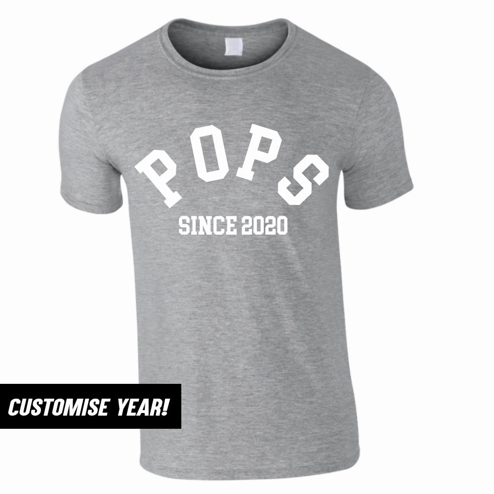 Personalised Pops Since T-Shirt (MRK X)