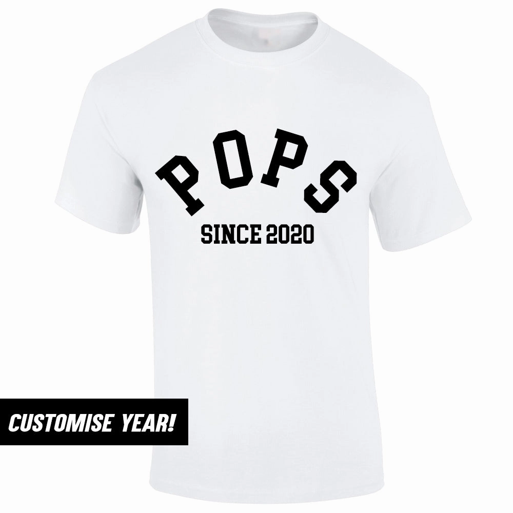 Personalised Pops Since T-Shirt (MRK X)