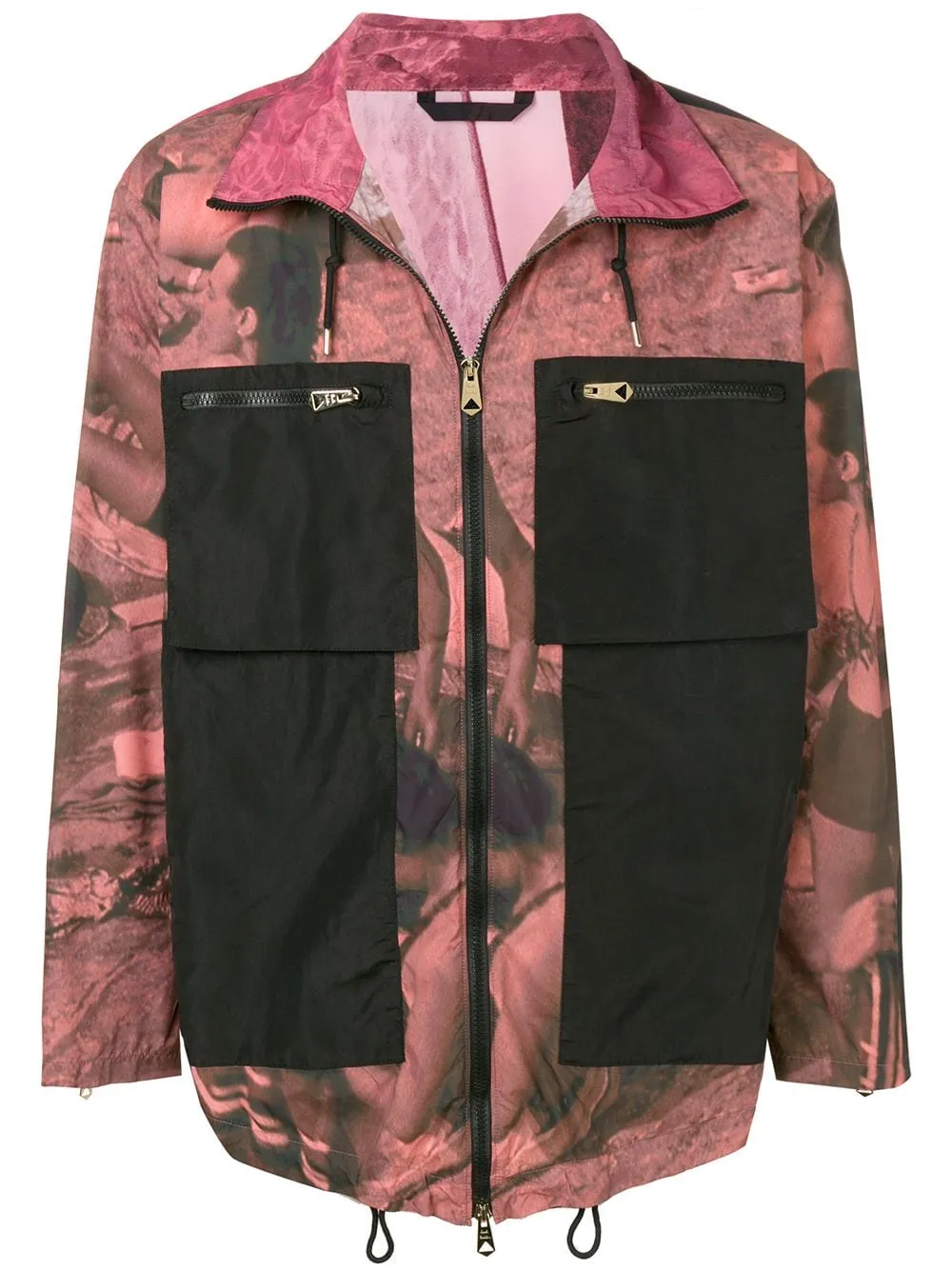 Photographic Print Jacket mens coats discount